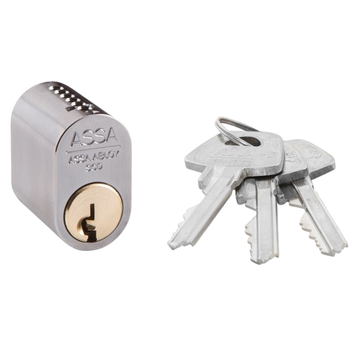 Oval enkelcylinder ASSA Basic 1301 utan kopieringsskydd – bild 4 – St George