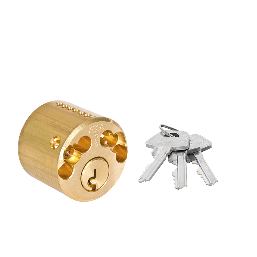 Rund enkelcylinder för insidan ASSA Basic 1313 - Utan kopieringsskydd
