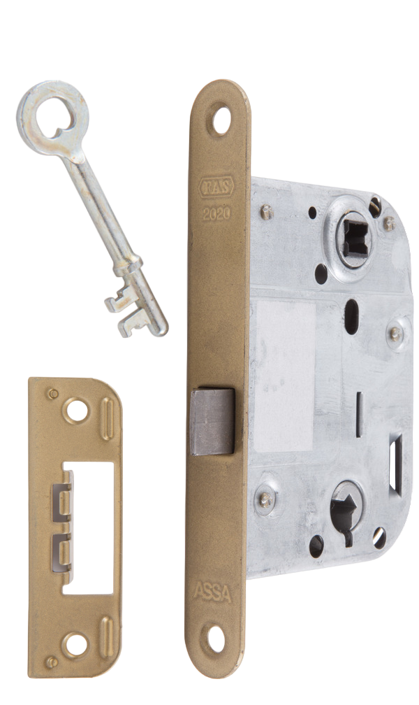 Låshus till innerdörr ASSA 2020 Gul
