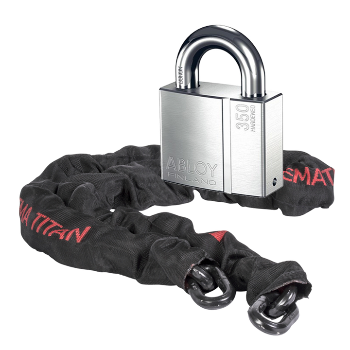 Låspaket Klass 4 - Hänglås ABLOY PL350 + Kätting BEMA BKM-4 1,6 m