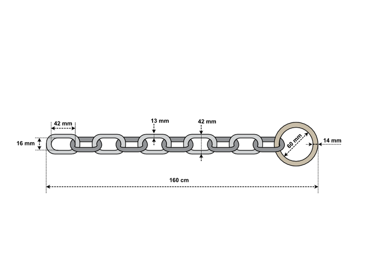 Låsätting BEMA BKM-4 i klass 4 - Ritning med mått