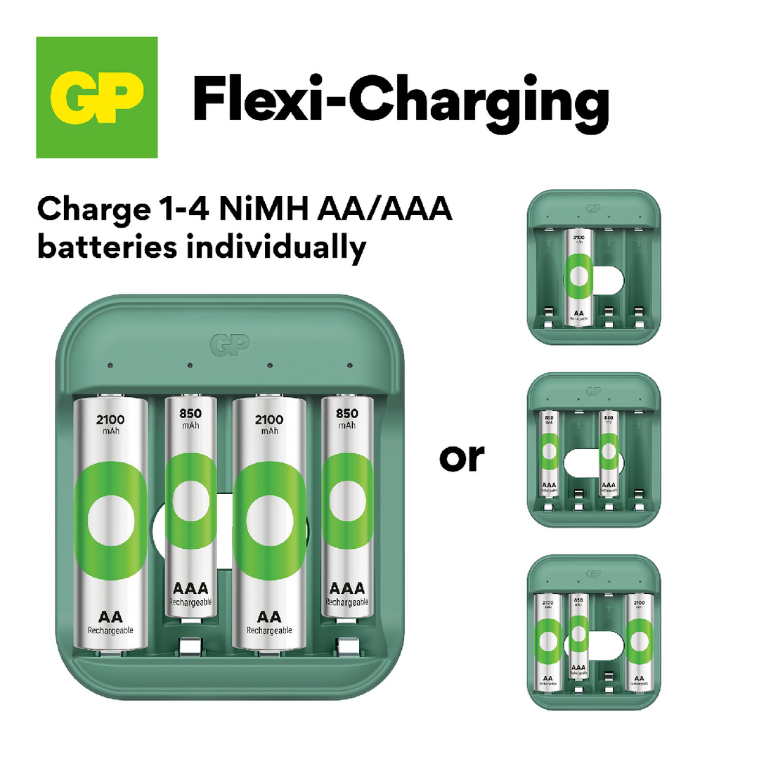 Batteriladdare GP ReCyko B423 AA / AAA