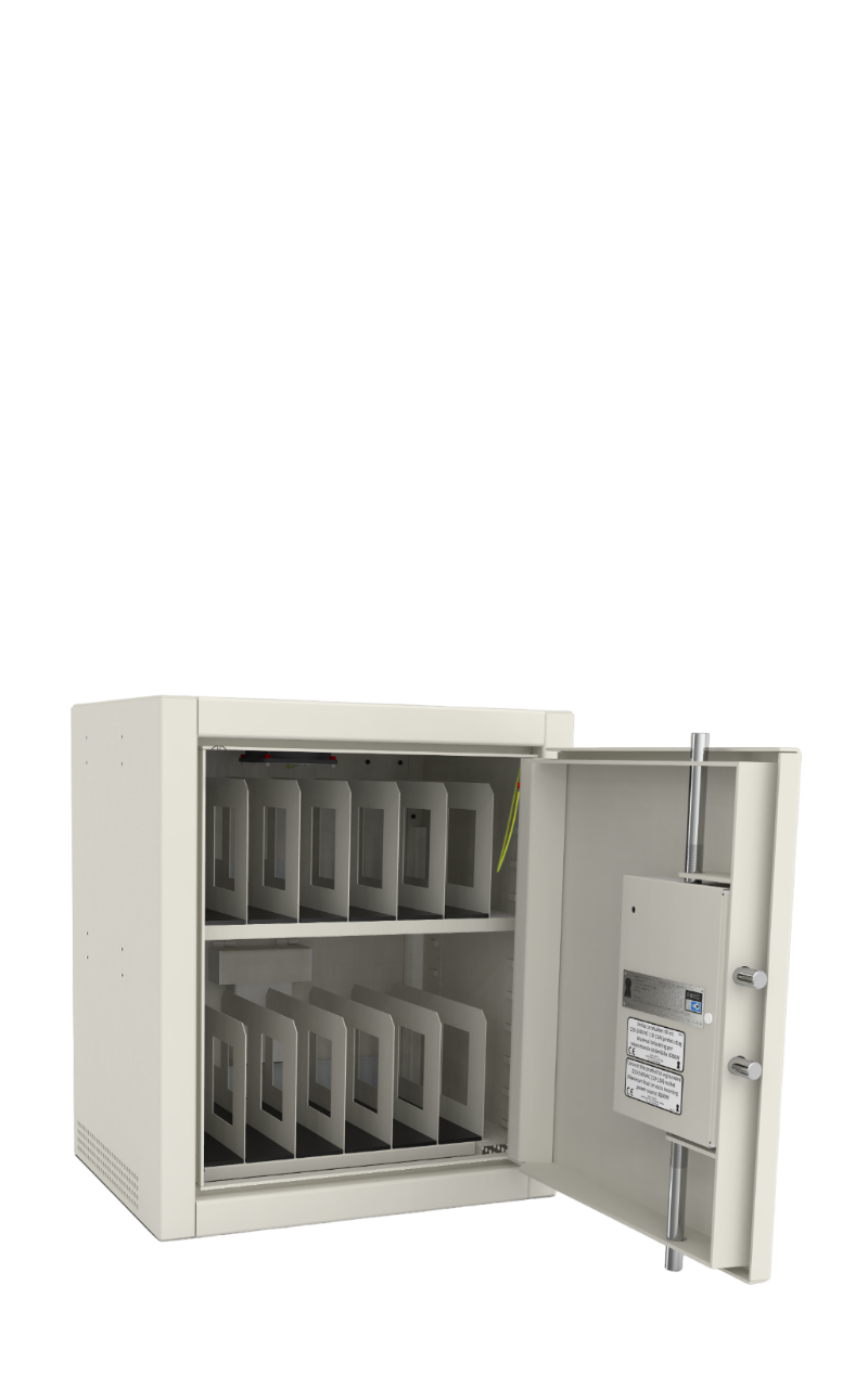 Laptopskåp Robursafe RSK 700 för 12 datorer