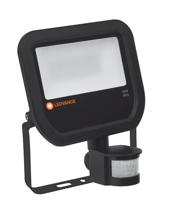 Strålkastare med LED och rörelsedetektor Ledvance Floodlight 50W