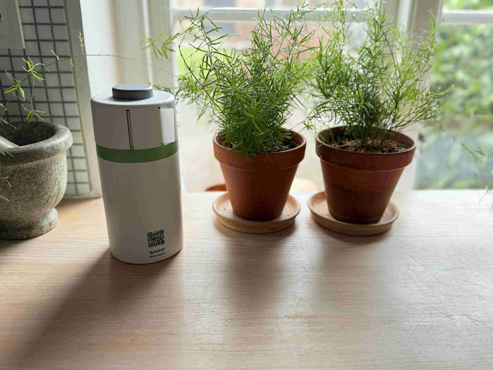 Batteribox WHTiF Vit/Grön, inkl stickers