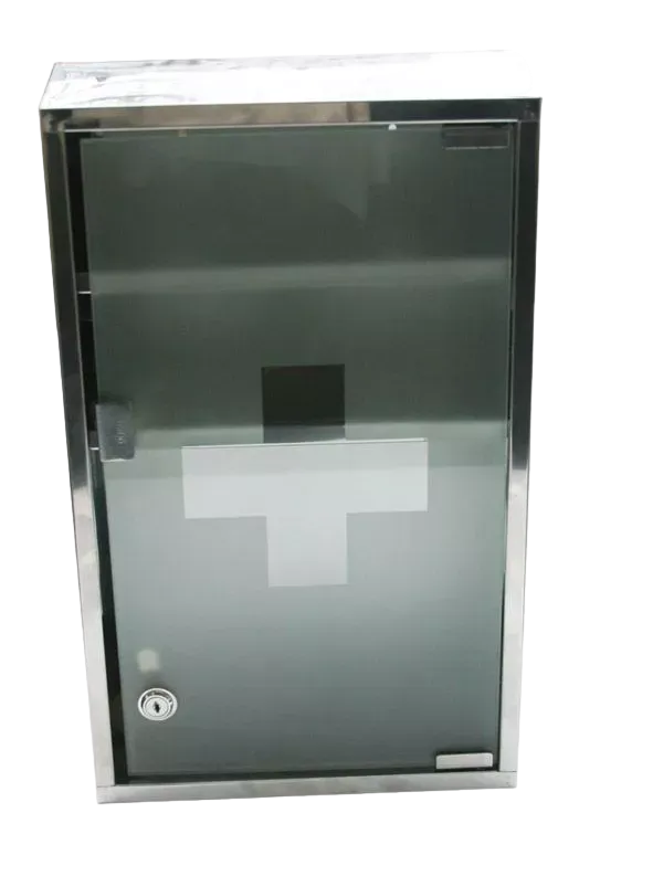 2- 30623 -Medicinskåp Vitri med låsbar glasdörr