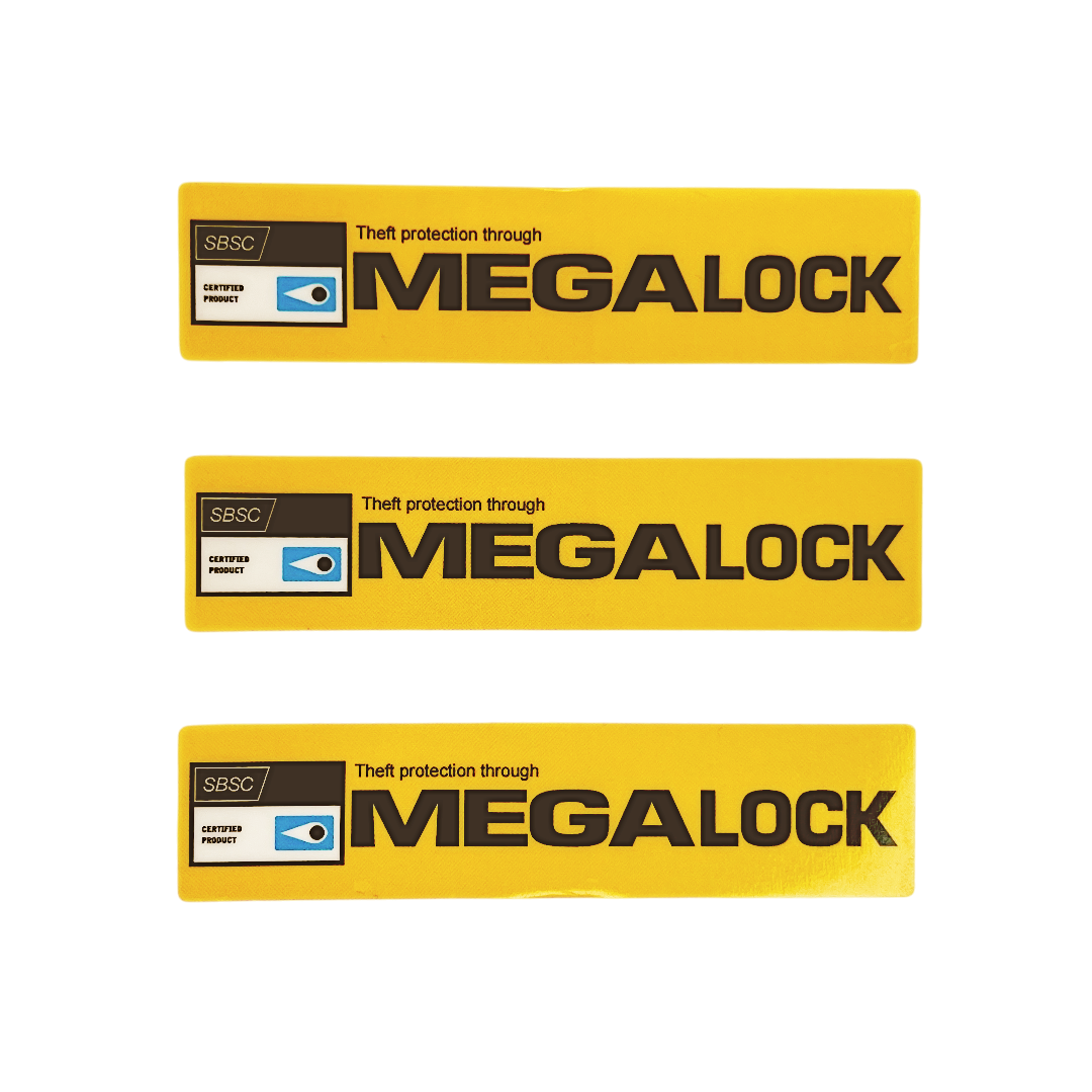 3 extra bildekaler Megalock