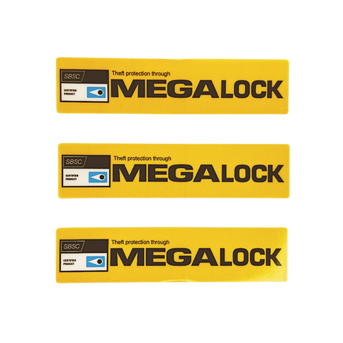 3 extra bildekaler Megalock