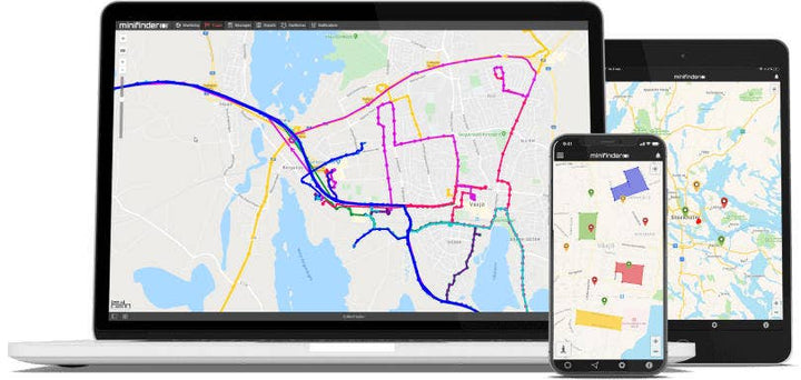 MiniFinder app till spårsändare / GPS tracker MiniFinder® Zepto till fordon