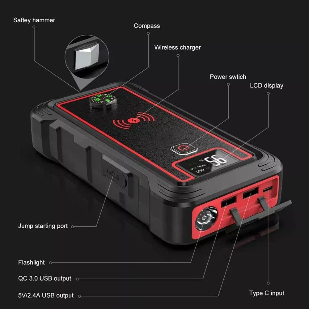 Multistarter G18C 2500A - Starthjälp till bilen, husbilen, båten och övriga fordon – bild 6 – St George