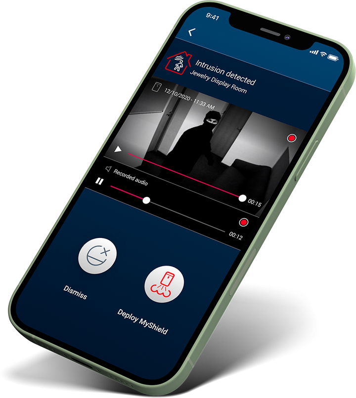 Dimgenerator MyShield med app