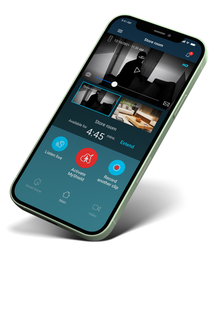 Dimgenerator MyShield med app