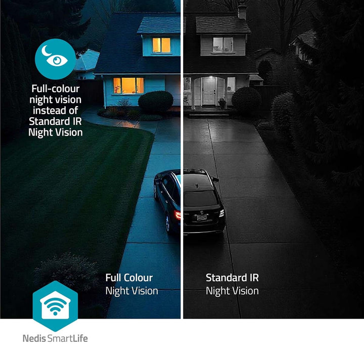 Trådlös utomhuskamera nedis Smartlife med pan/tilt