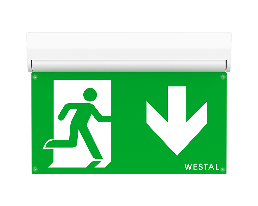 Nödutrymningsarmatur LedoBas Vipp