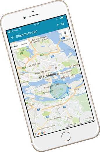 Spårning med NorthTracker app