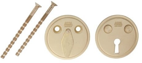 Godkänd nyckelskylt till 9-tillhållarlås ASSA 5301 - Matt mässing