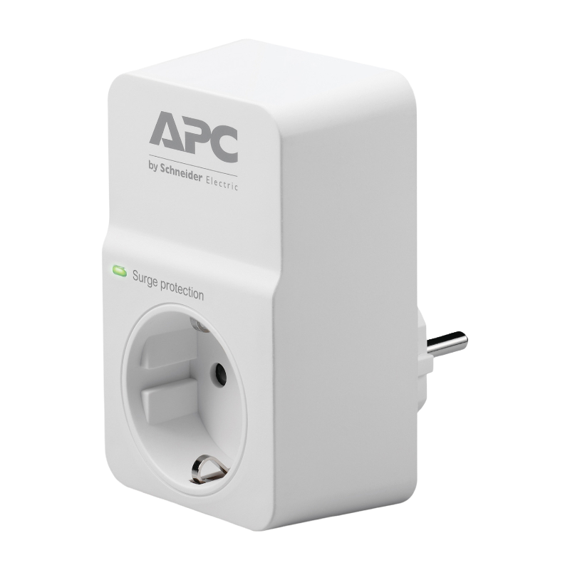 Överspänningsskydd APC Schneider med 1 uttag - Vit – St George