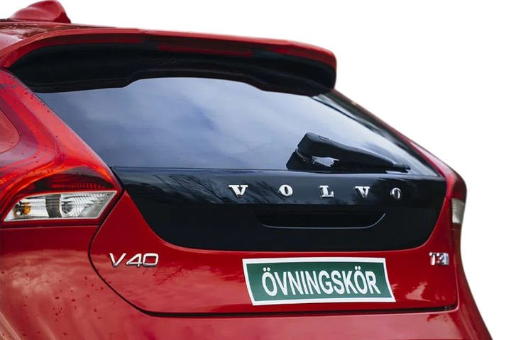 Trafikskylt "Övningskör" med magnet och reflex på bil