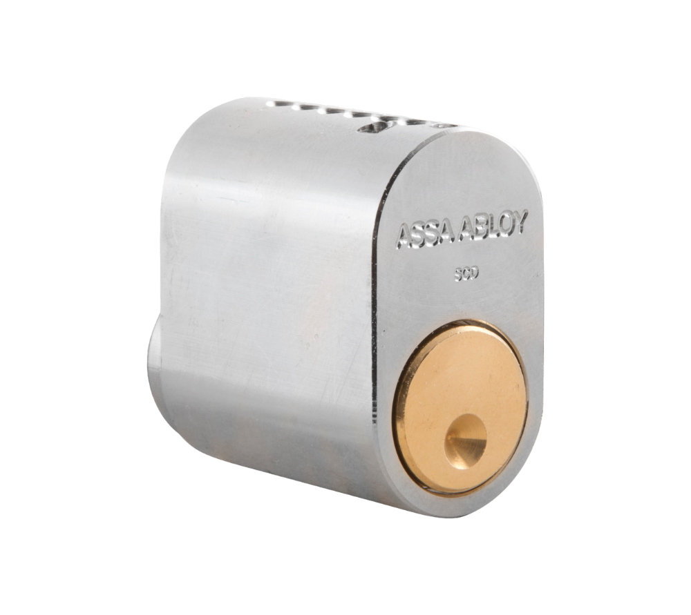 Oval blindcylinder ASSA 106 - Mattkrom