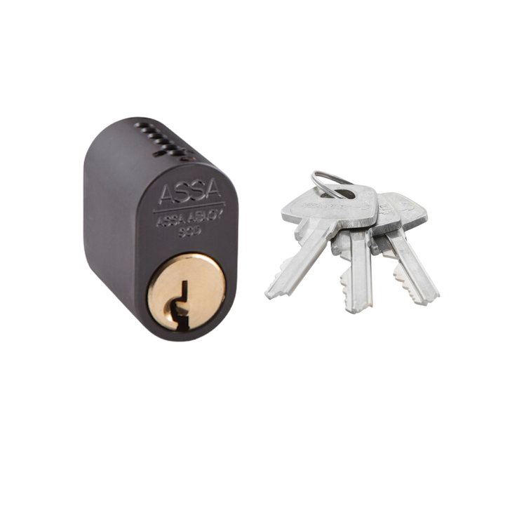 Oval enkelcylinder ASSA Basic 1301 utan kopieringsskydd – bild 7 – St George