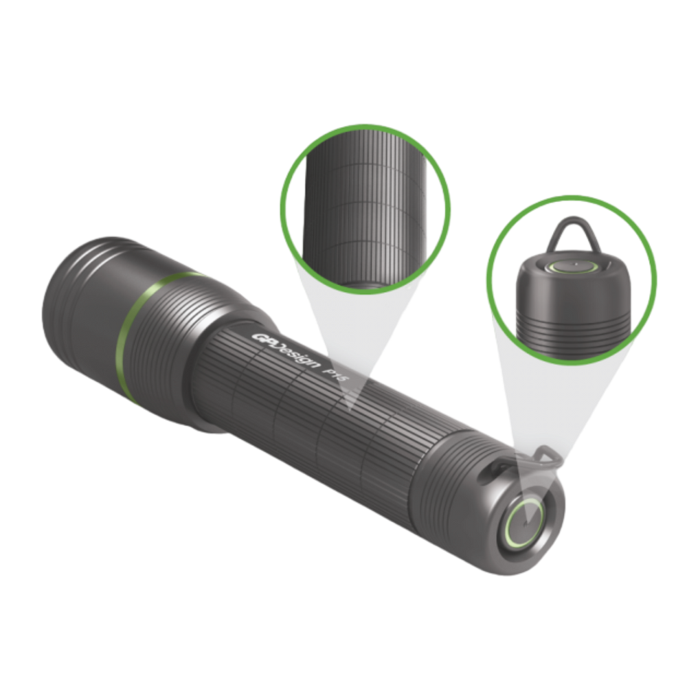 Ficklampa GP Design Ain P15 med 150 lumen