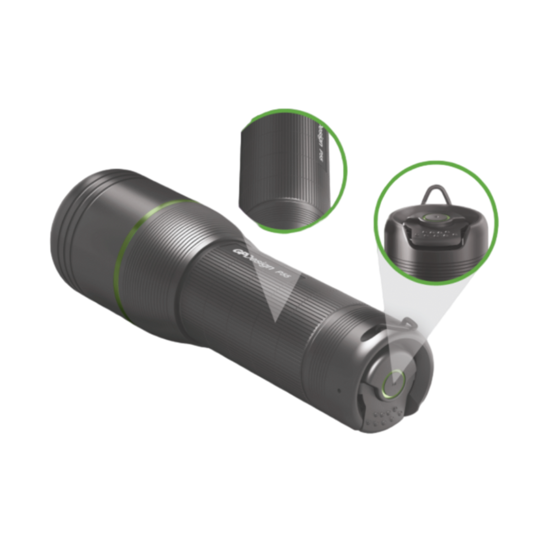 Ficklampa GP Design Atlas P55 med 400 lumen