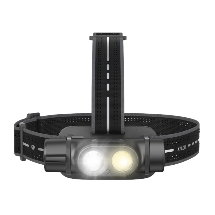 Pannlampa GP Xplor PHR19 med 1200 lumen och rörelsesensor