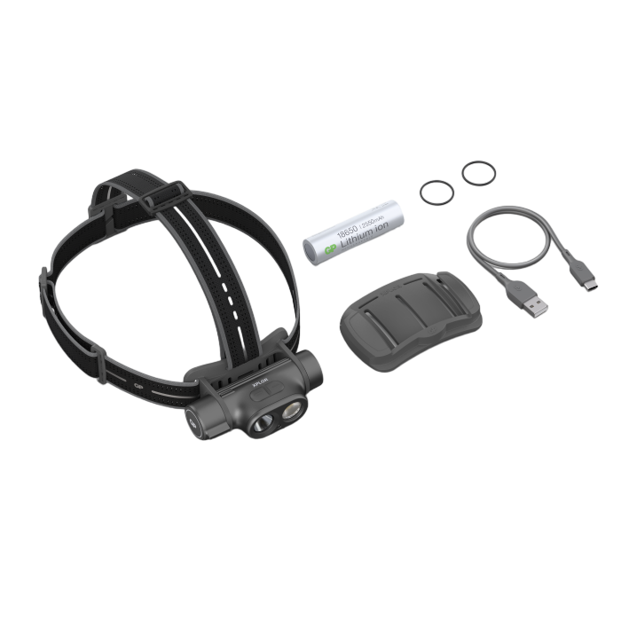 Pannlampa GP Xplor PHR19 med 1200 lumen och rörelsesensor