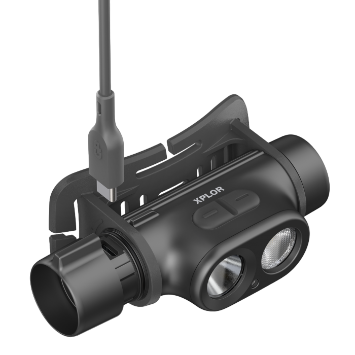 Pannlampa GP Xplor PHR19 med 1200 lumen och rörelsesensor