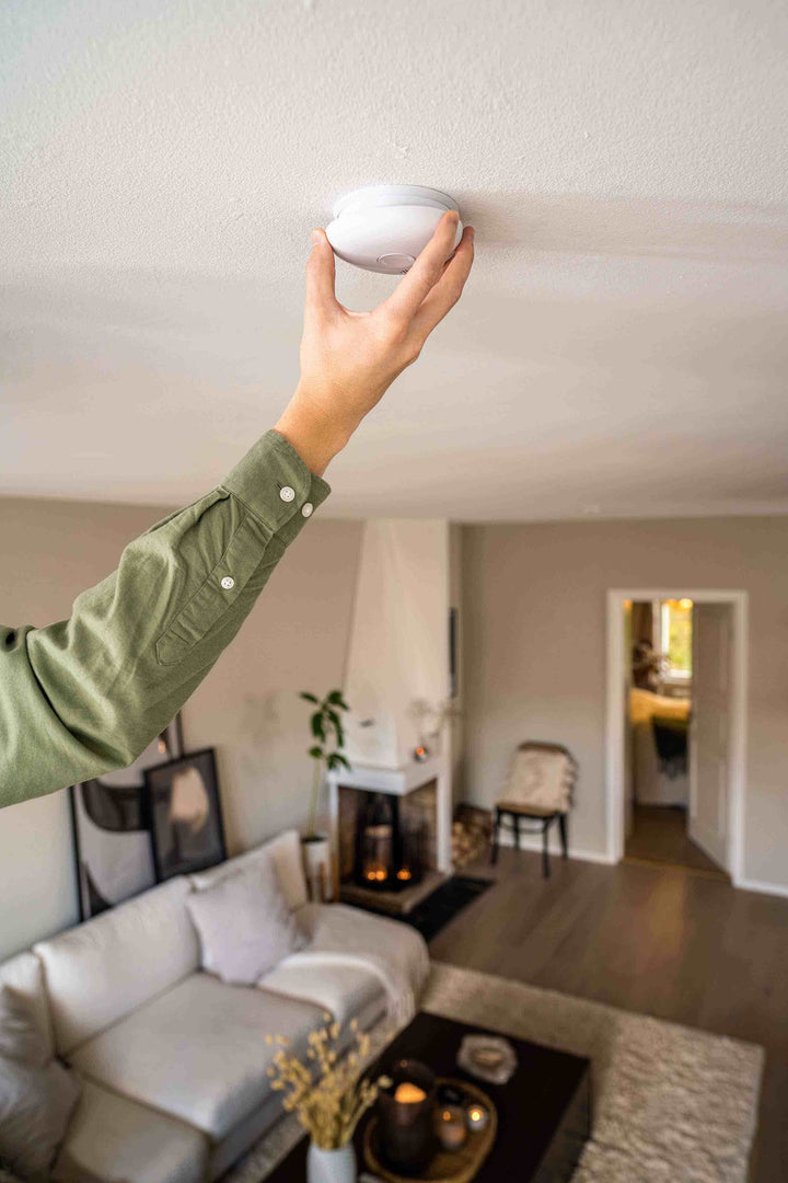 Brandvarnare Housegard Pebble 10, montering