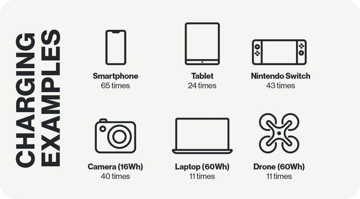 Powerstation Aqiila Powerbird S1000 - Laddexempel