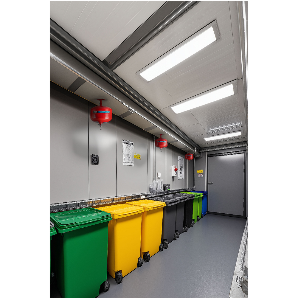 Automatutlösande pulverbehållare CGS 6 kg