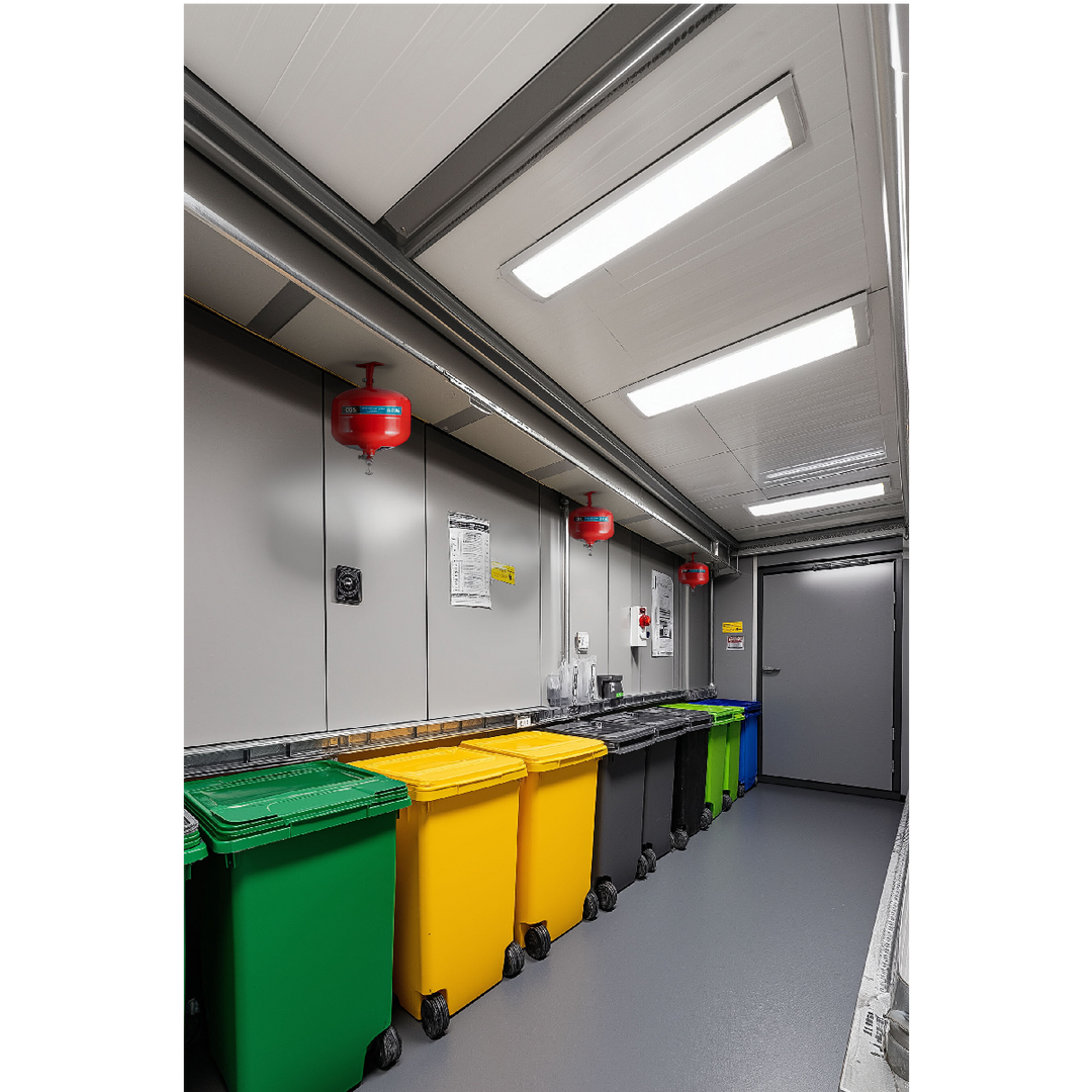 Automatutlösande pulverbehållare CGS 6 kg