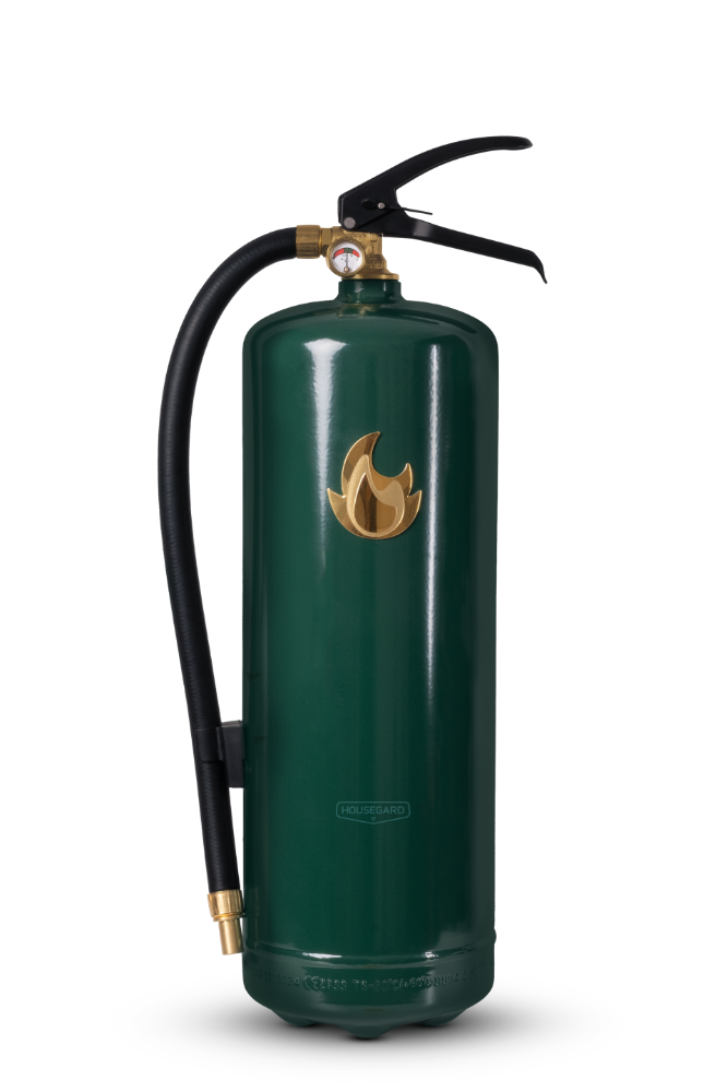 Pulversläckare 6 kg 55A 233B C Housegard Design Edition Grön & Guld