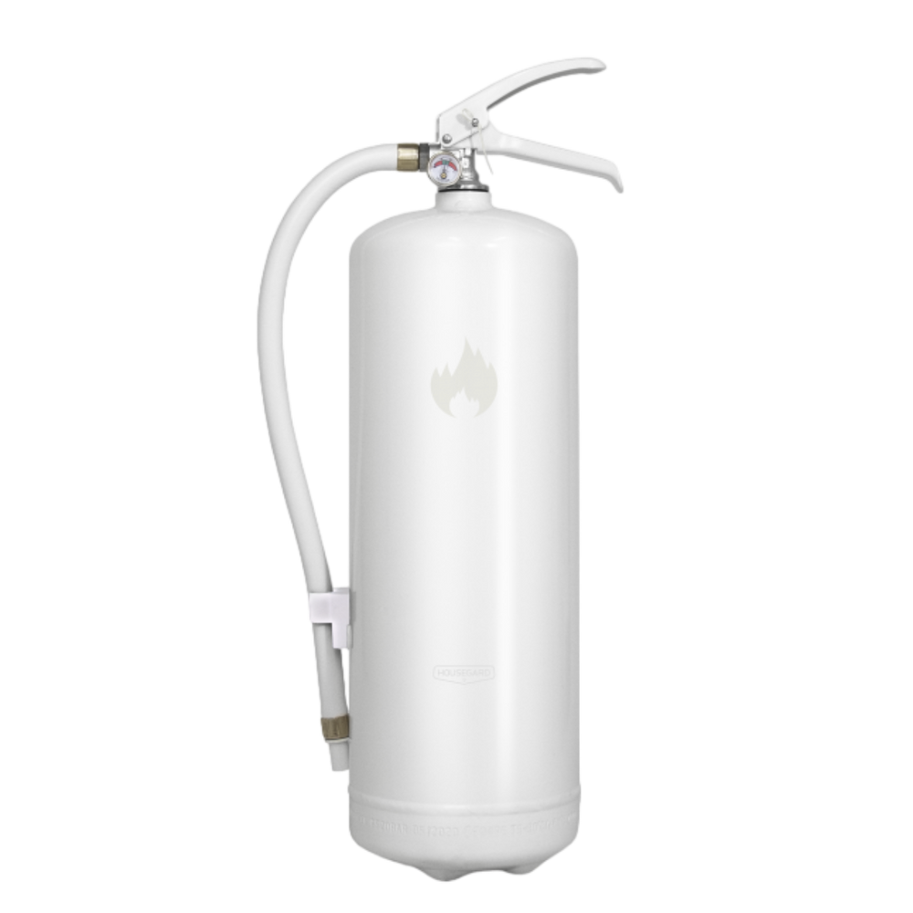 Pulversläckare 6 kg 55A 233B C Housegard Design Edition Vit