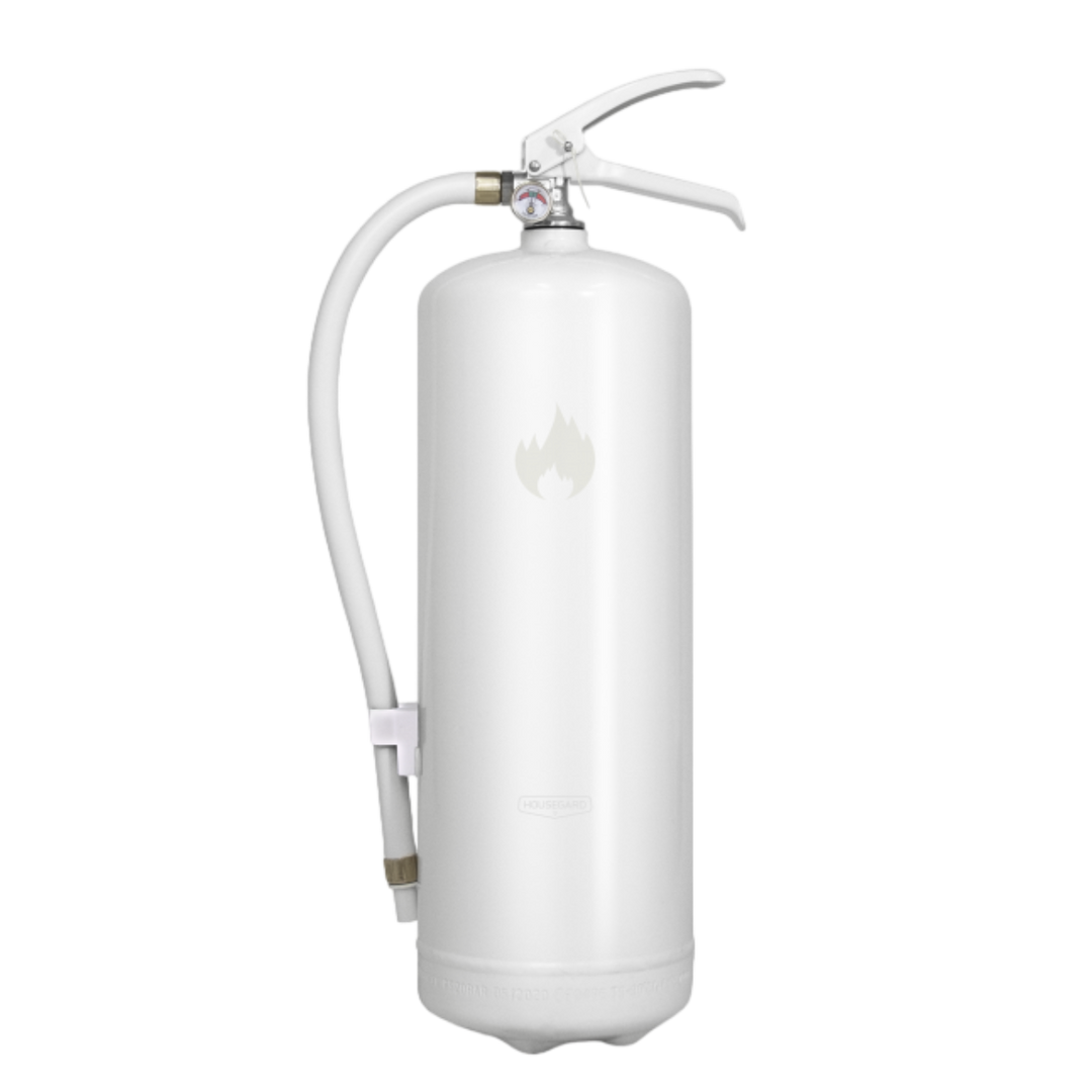 Pulversläckare 6 kg 55A 233B C Housegard Design Edition Vit