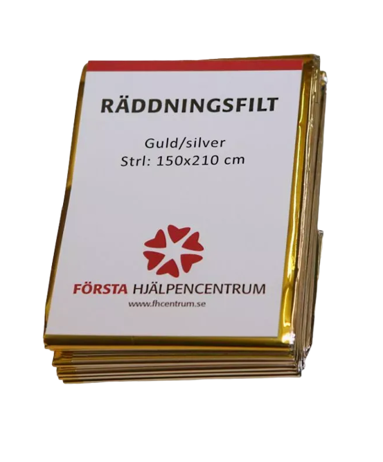 3550 - Räddningsfilt 'Guld/Silver' 