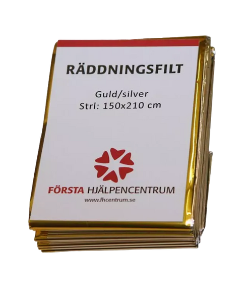 Räddningsfilt Guld/Silver