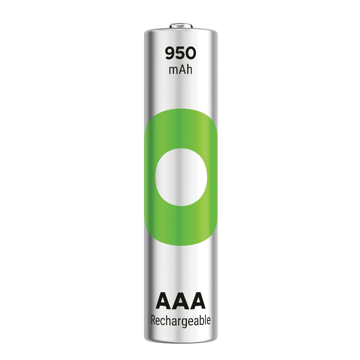 Uppladdningsbart batteri GP ReCyko AAA med 950 mAh - 4-pack