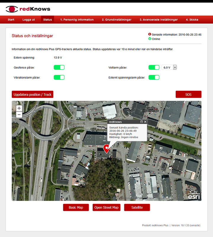 Spårsändare / GPS tracker redKnows X med 4G