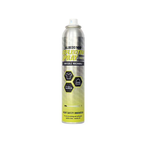 UTGÅTT - Reflexspray för kläder Albedo 100 Textile - Osynlig och tvättbar - 200 ml
