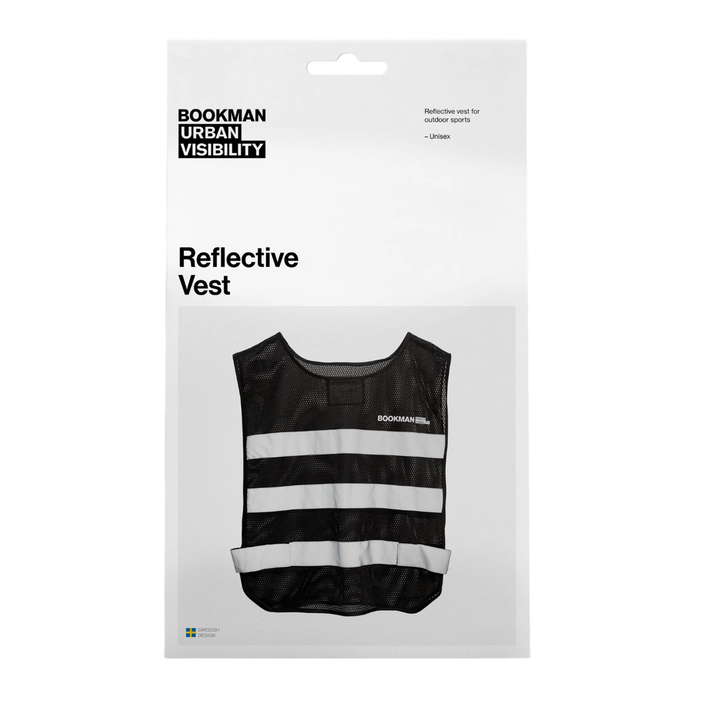 Reflexväst Bookman Svart Förpackning