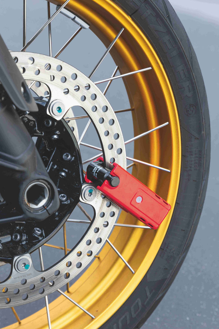 MC-lås ABUS Granit™ Detecto 2.0 X-Plus 8077 Röd