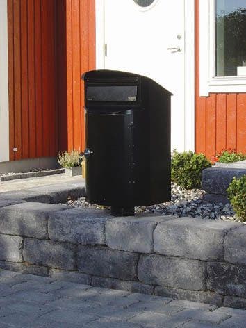 Låsbar postlåda Biggi Rondo Mini – bild 2 – St George