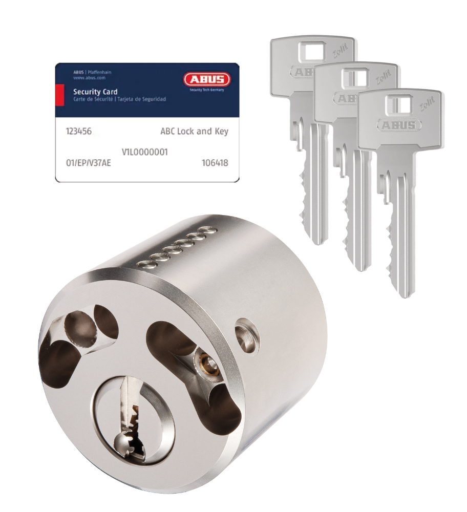 Rund säkerhetscylinder till insidan ABUS Zolit