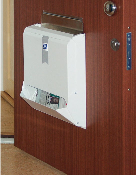 Säkerhetsbrevlåda Postgate Vit