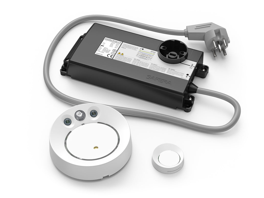 Spisvakt Safera Aurora för takmontage - Perilex stickpropp (400 V, 3 x 16 A)