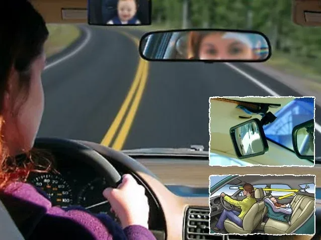 MAIN- SafeSide-209 -Barn-backspegel med klämma