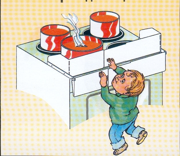 Spisskydd med knappskydd Safe-Side Krom,Spisskydd med knappskydd Safe-Side Krom