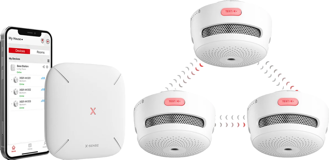 Startpaket X-Sense Smart brandvarnaresystem